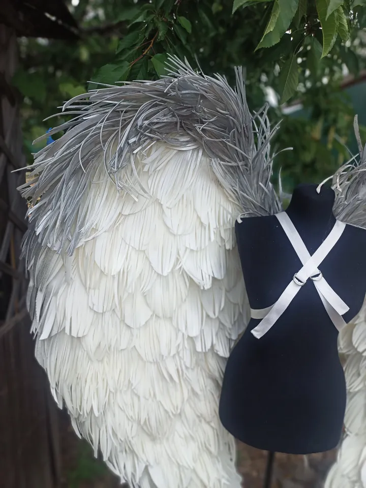 angel wings costume, white wings, white angel wings, Christmas wings, Christmas angel costume, angel costume, cosplay, wedding