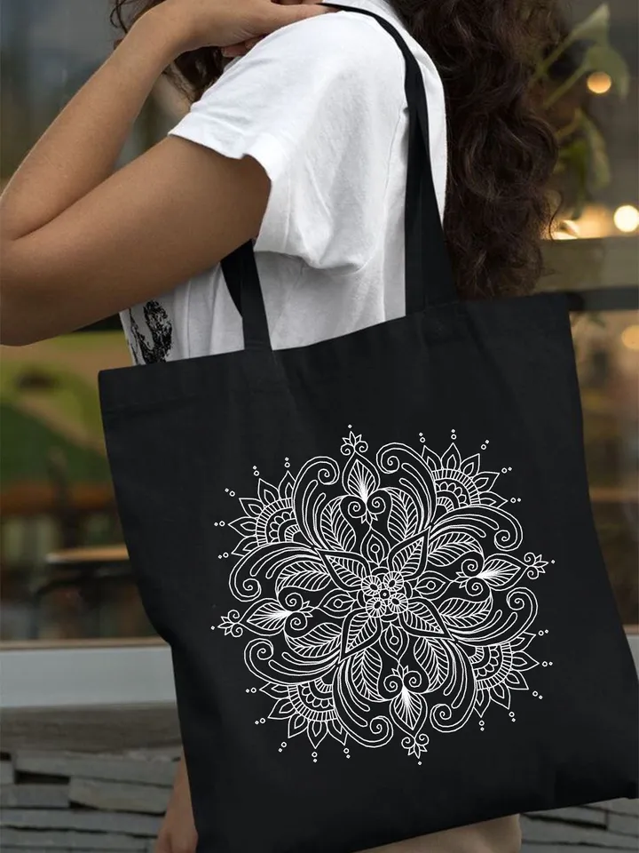 Floral mandala blackwork pattern PDF Blackwork mandala embroidery download PDF, Backstitch chart Mandala ornament, Blackwork embroidery #W30
