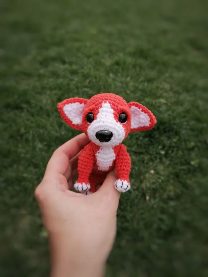 PDF Welsh Corgi Crochet pattern, Crochet Animal Pattern, Crochet Puppy, Amigurumi baby toy, Crochet Cute Dog Amigurumi, Crochet Cute Funny