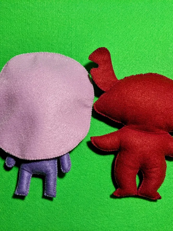 Endless alphabet Monsters Felt toys, Endless Numbers - Scampi Monster