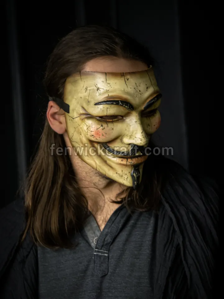 Antique mask Anonymous from the movie Vendetta