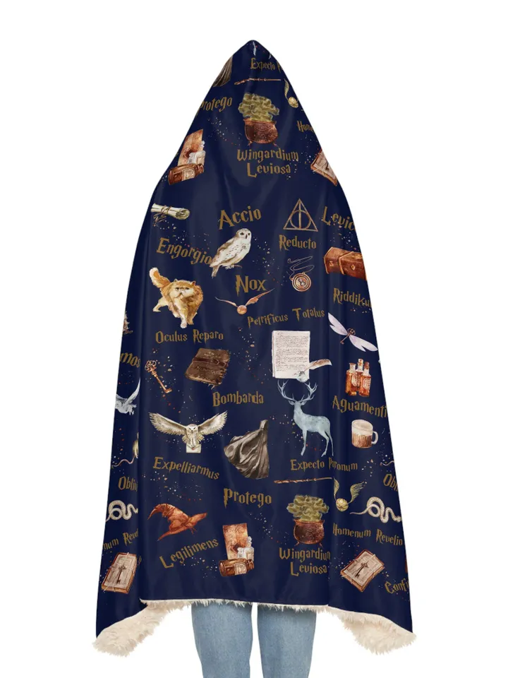 Wizarding World Snuggle Blanket ; Magic School Snuggle Blanket Owl Key Magic World Custom Wizard Snuggle Blanket Gift Baby Magic WBB12