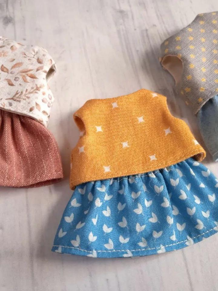 Big Wardrobe Bundle for 5,5 inches dolls and bunnies. Instant Download Sewing Pattern