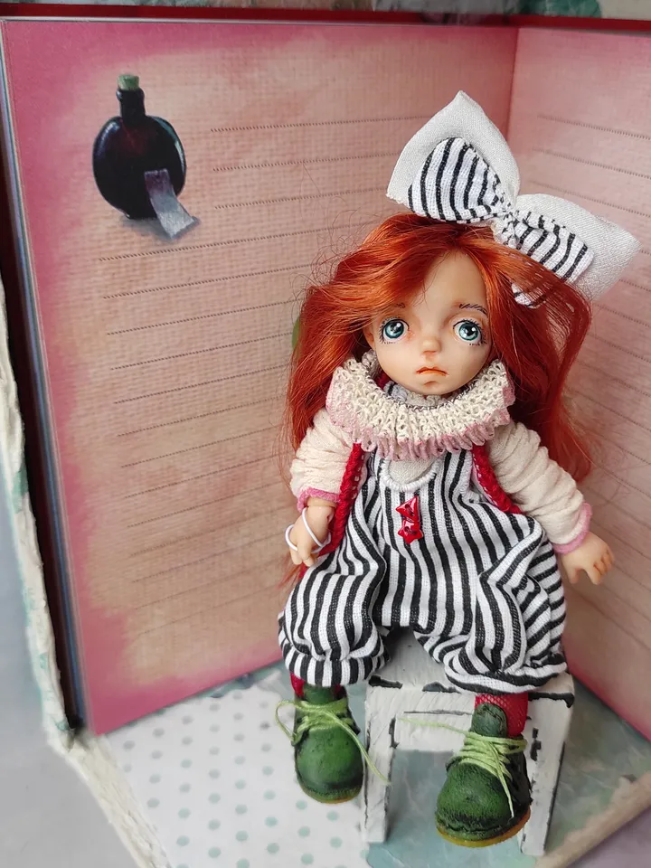 Clowness bjd doll 1/12