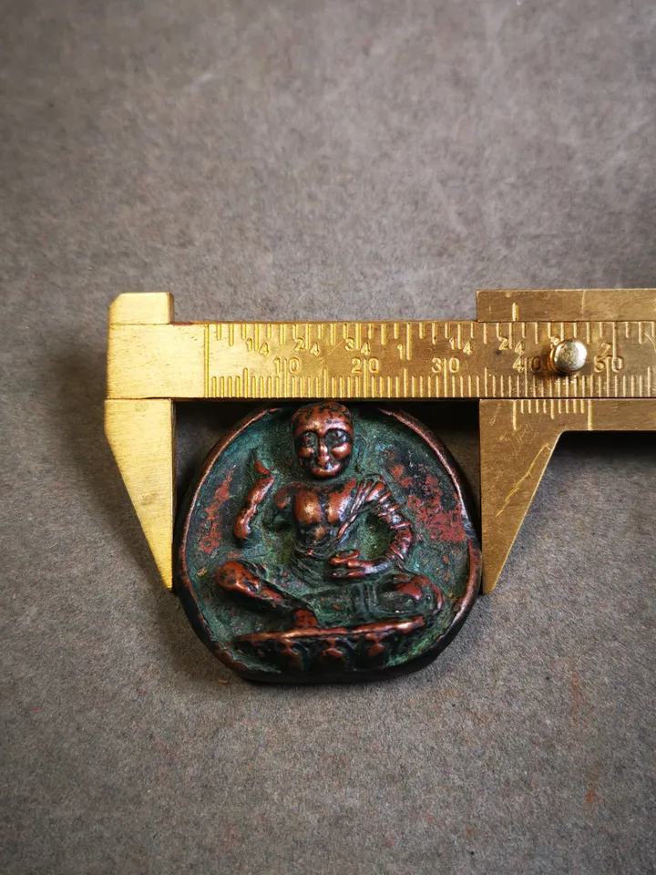 Gandhanra Acient Small Jetsun Milarepa Statue From Kathok Monastery,80 years old