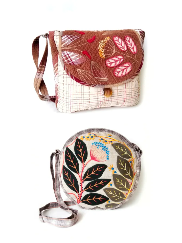 Handcrafted Women's Hand Embroidered Bags - Stylish Artisanal Designs, Shoulder Handmade Purse for Fashionable Ladies. FREE SHIPPING!