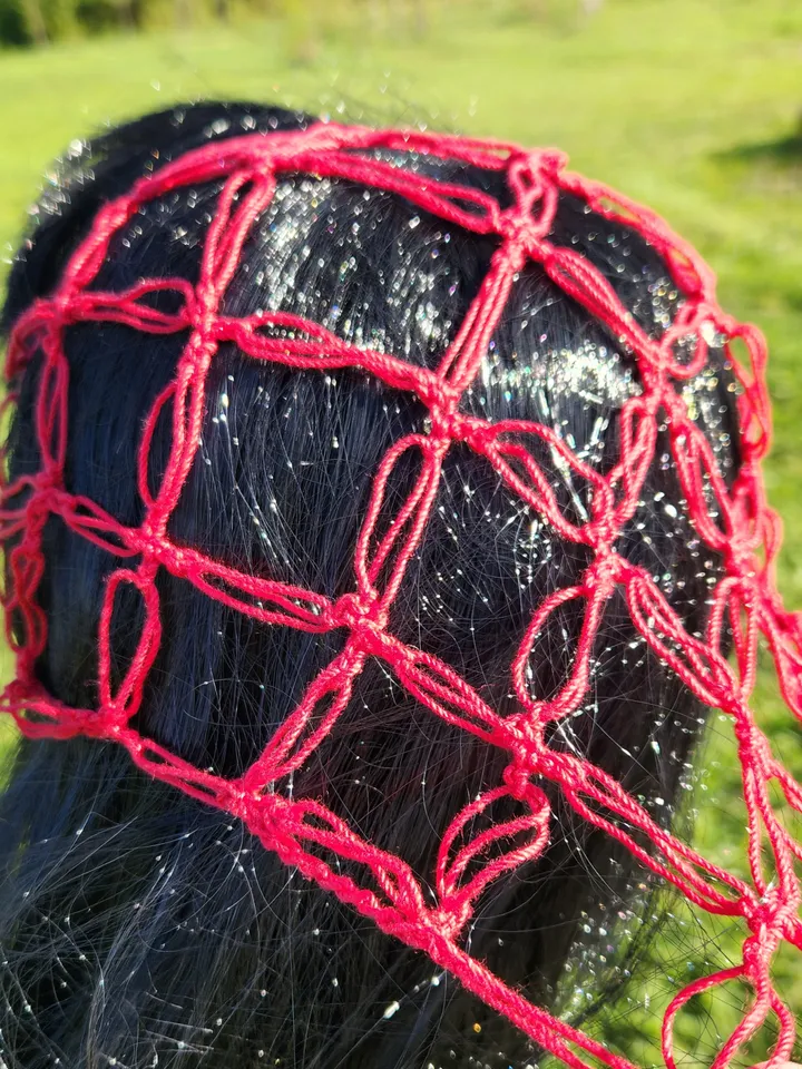 Solomon's Knot Triangle Head Scarf Crochet Pattern PDF + Video Tutorial | Easy Summer Kerchief Pattern | Boho Headband DIY