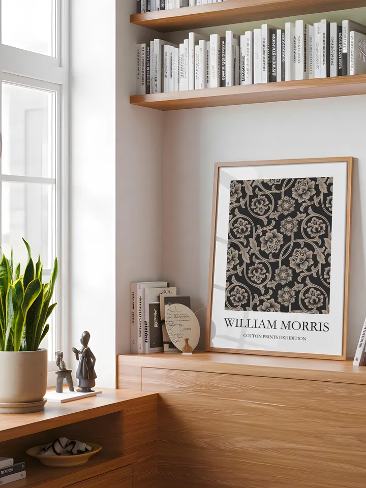 William Morris Style Wall Art Print Museum Poster Home Decor Interior Design Pattern Vintage Painting Textile Gallery Gift Digital Download