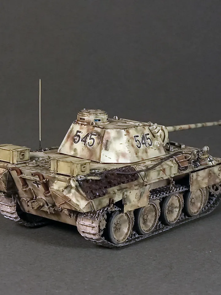 Pro Built model Panther 52th Pz.Abt., Kursk, 1/72 scale