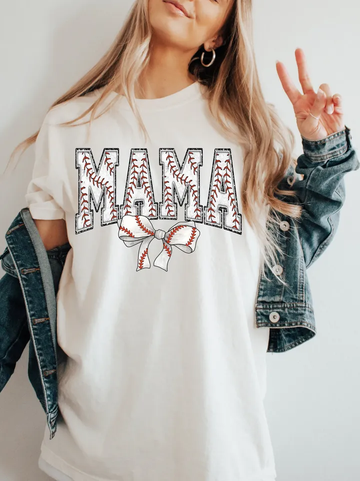 Baseball Mama png design sublimation png retro mama png mothers day png design varsity mama png Coquette png tee shirt png baseball png