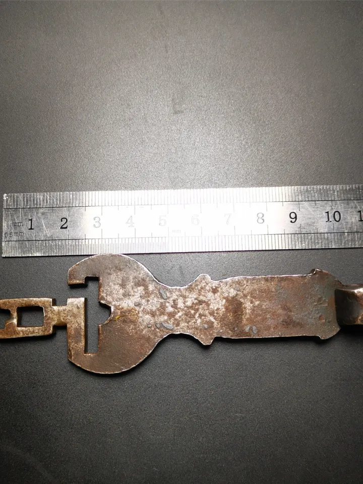 Gandhanra Handmade Acient Tibetan Padlock, Old Door Lock,Large Size 100 Years