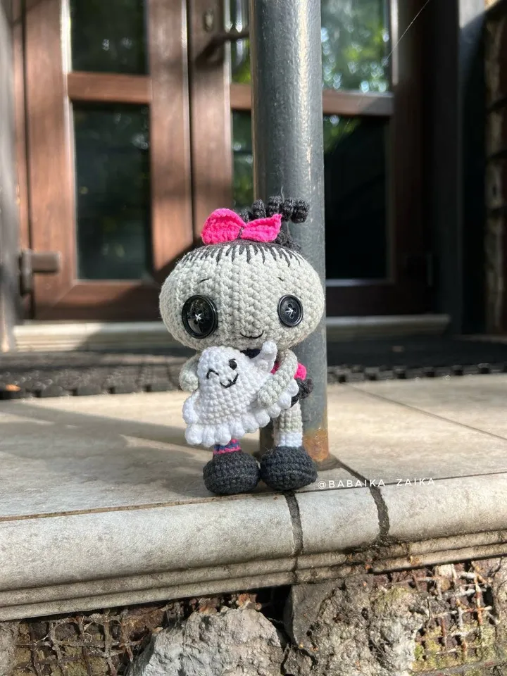 PDF Crochet Halloween Doll Pattern and Ghost, Amigurumi Pumpkin Doll, Halloween decor, Amigurumi Ghost, Amigurumi Pumpkin monster