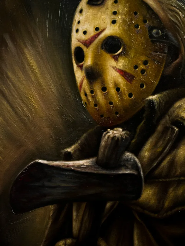 Original oil painting Jason Voorhees