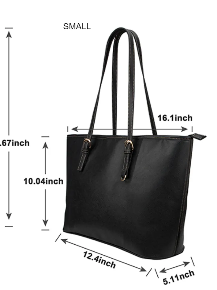 Grinch Leather Tote Bag
