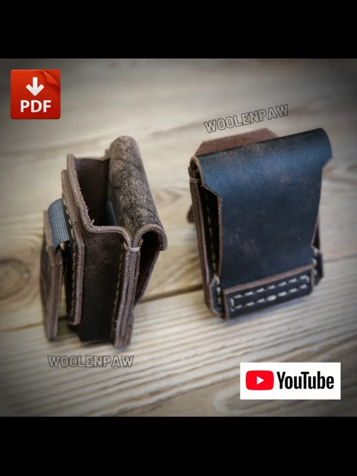 Zippo lighter case - Leather pattern PDF