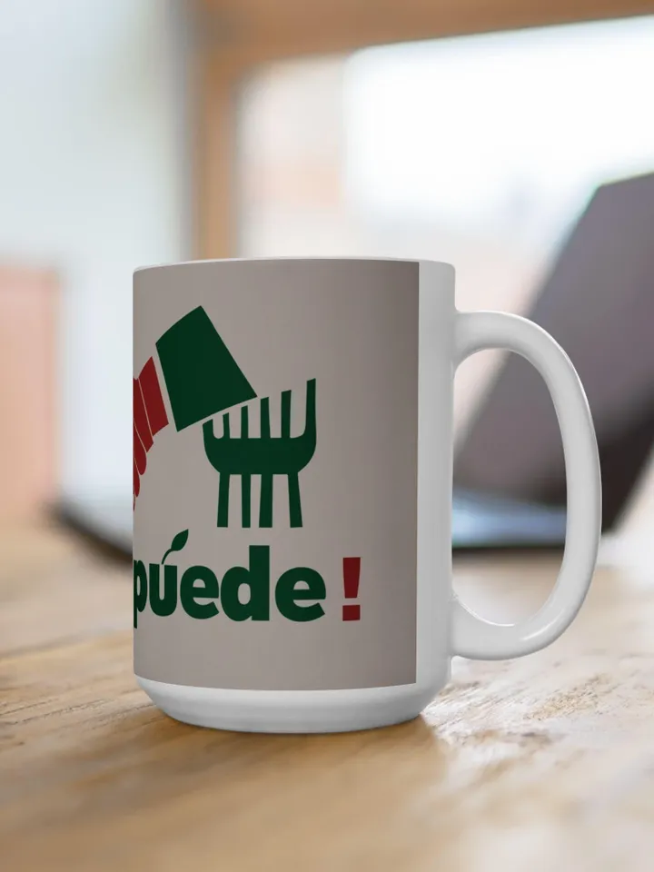 César Chávez Day Mug | Sí Se Puede Coffee Cup | Farm Workers Unite Mug | Social Justice Coffee Mug | Worker Solidarity Gift, Ceramic Mug,