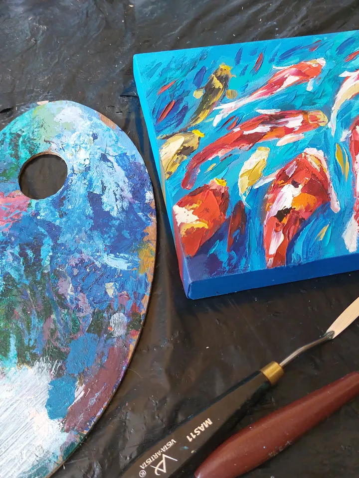 Koi Fish Painting