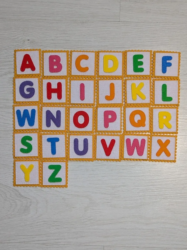 ABC Letter Felt Alphabet ABC Kids, Educational toys made of felt