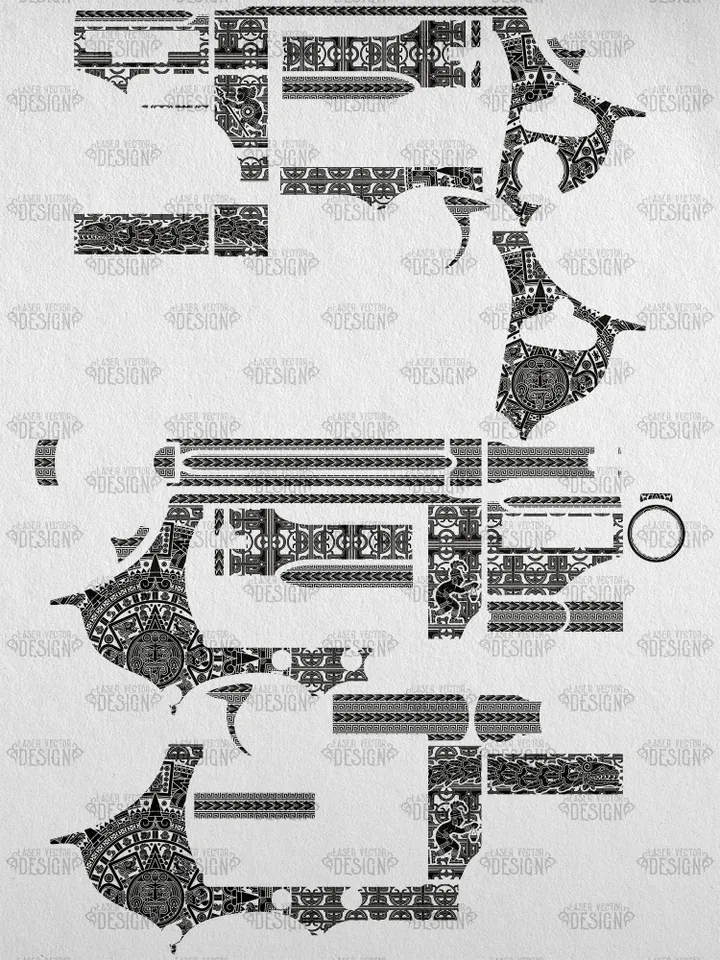 VECTOR DESIGN Smith & Wesson Governor 2,75 in Aztec calendar