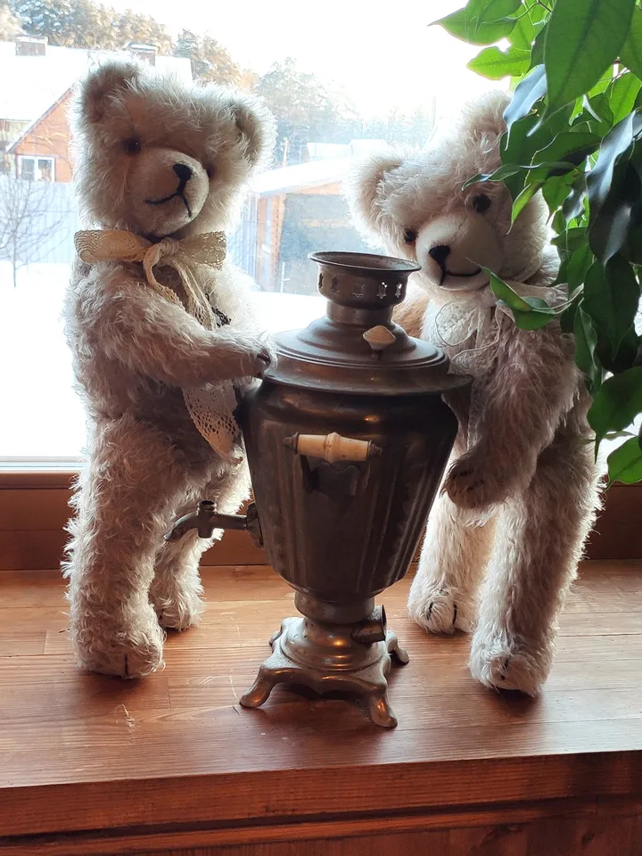 PDF Antique Teddy Bear Sewing E-Pattern 20" Artist design Besties Bears/ Mohair Bear 1930/ traditional old German bear