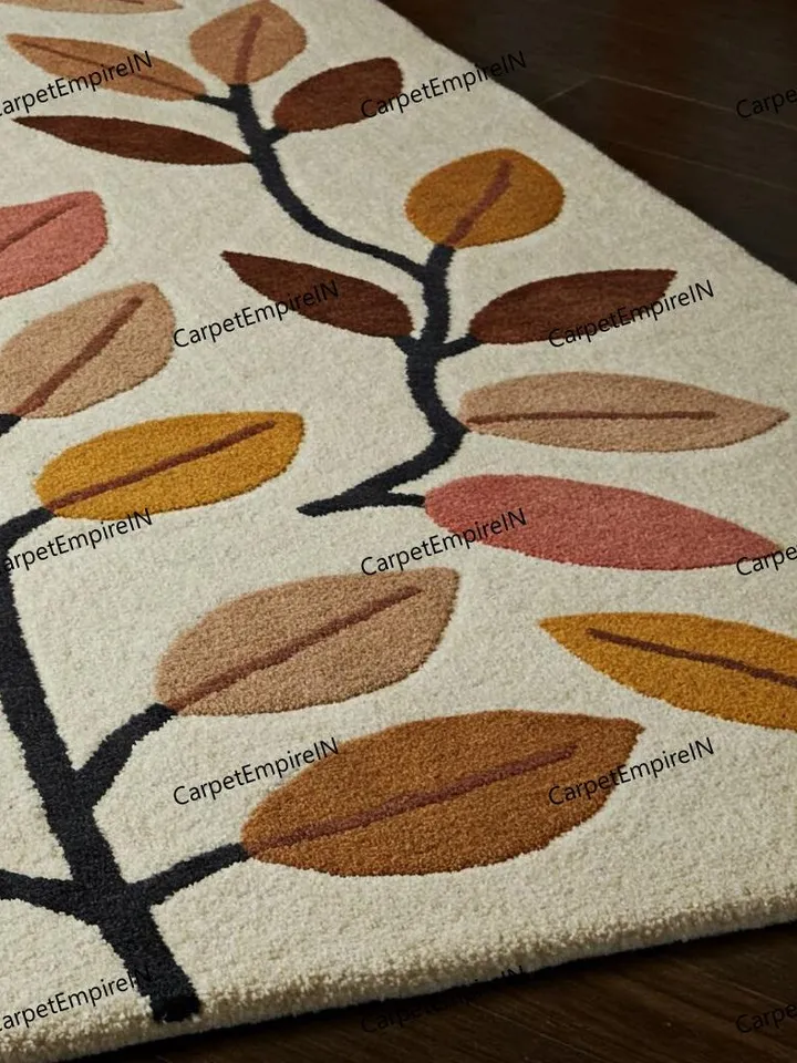 Buy Floral Branch Area Rug, Floral rug, 3x5,8x10,9x12,10x14, area rug, rugs for livingroom, bedroom rug, kitchen rug, kids rug, home decor