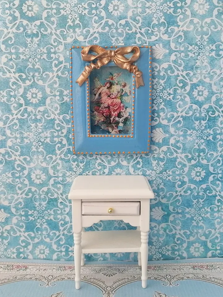 Paintings for a dollhouse. 1:12. Handmade. Paintings in miniature. Vintage paintings.