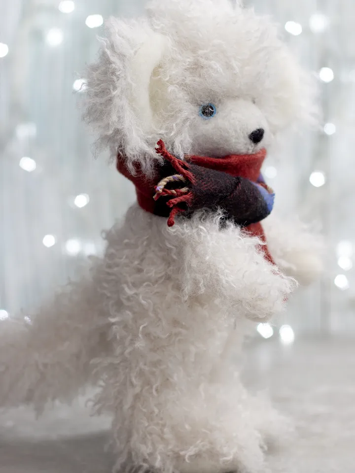 Teddy cat, White plush cat, Stuffed cat, Collectible cat, Room design, Cat figurine, Soft cat, Exclusive toys, Toys