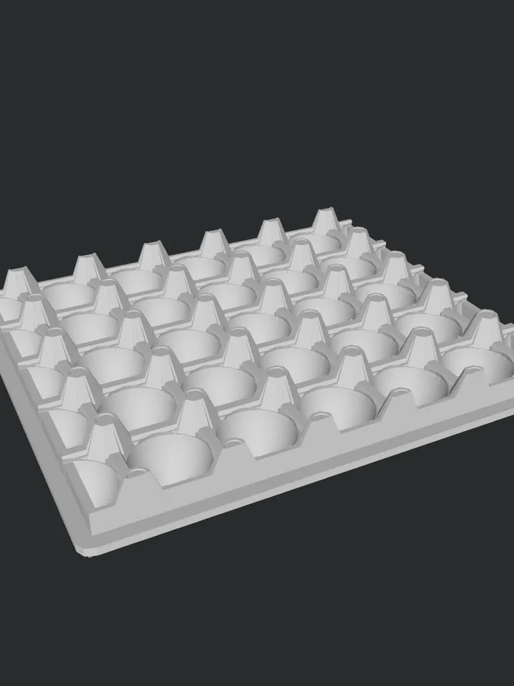3D MODEL Miniature big egg box model ready to print