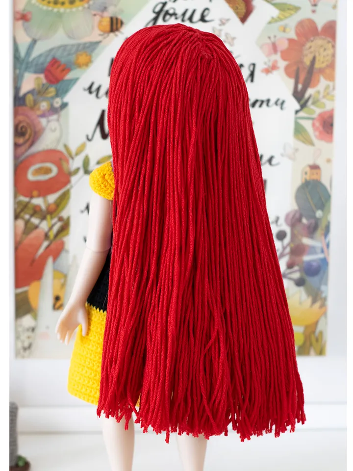 Dress for Ruby Red Fashion Friends doll for Halloween, Sally Nightmare Before Christmas Costume for 14-15 inch dolls