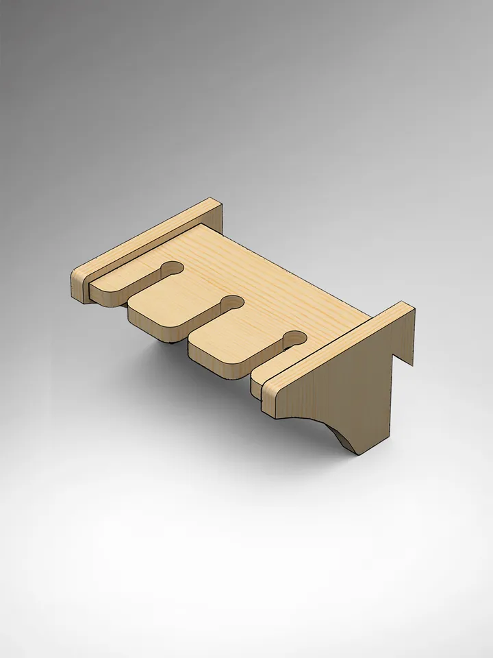 CHISEL Rack Plans (PDF, SVG) for Workshop – DIY French Cleat Storage System