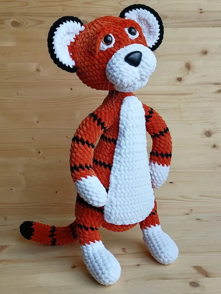 Crochet pattern Tiger cub - digital pattern PDF