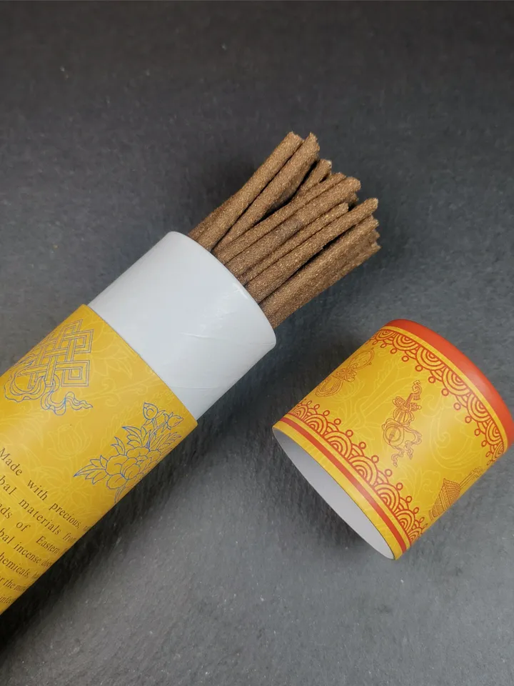 Traditional Tibetan Incense Sticks From Derge Dsongzar Hospital,For Buddha-worship,Purifying,Relaxation and Meditation,45 Sticks