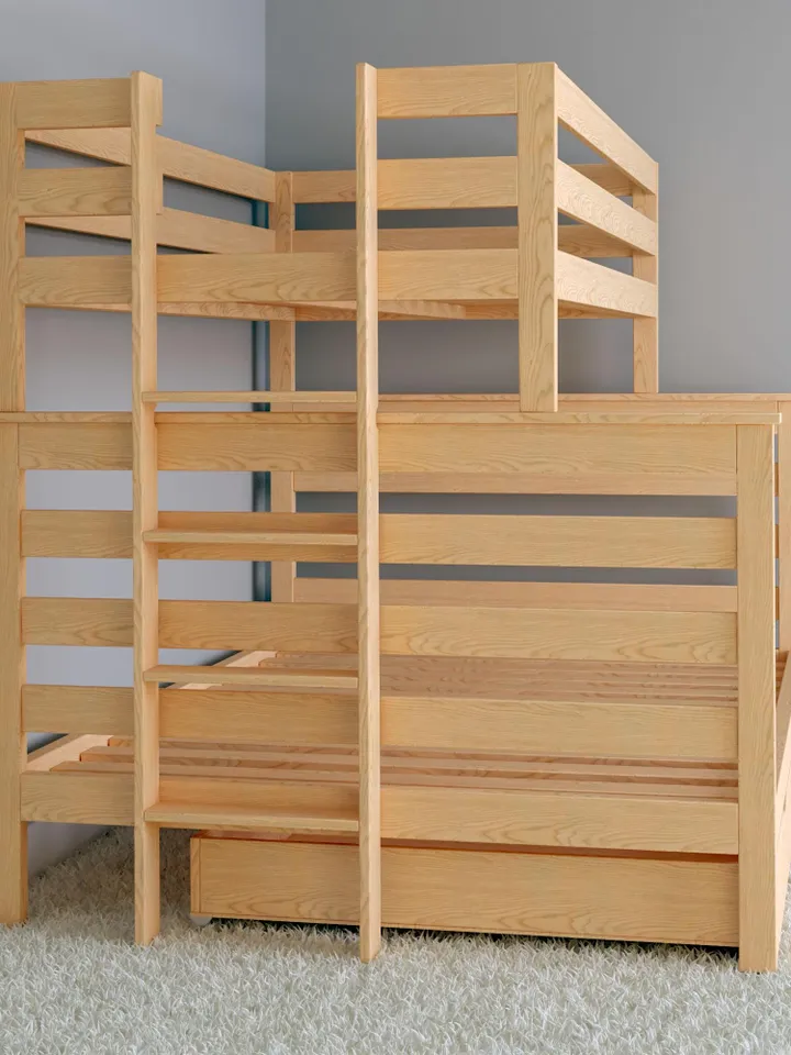 DIY Twin Over Full Bunk Bed Plans, PDF Guide