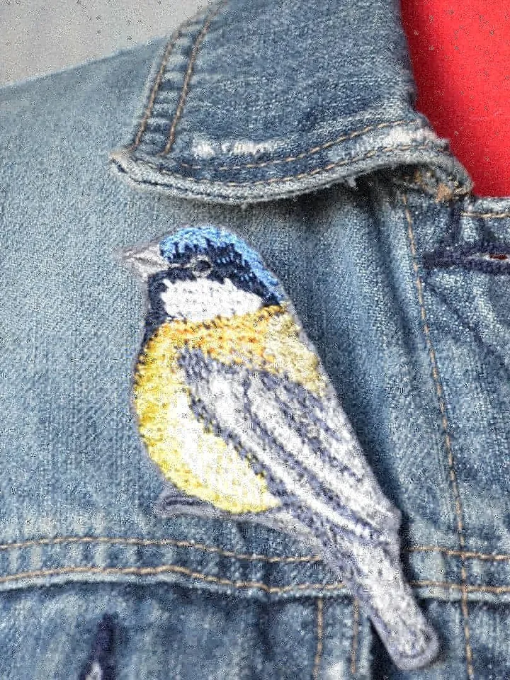 Design for the embroidery machine "Brooch-Titmouse".