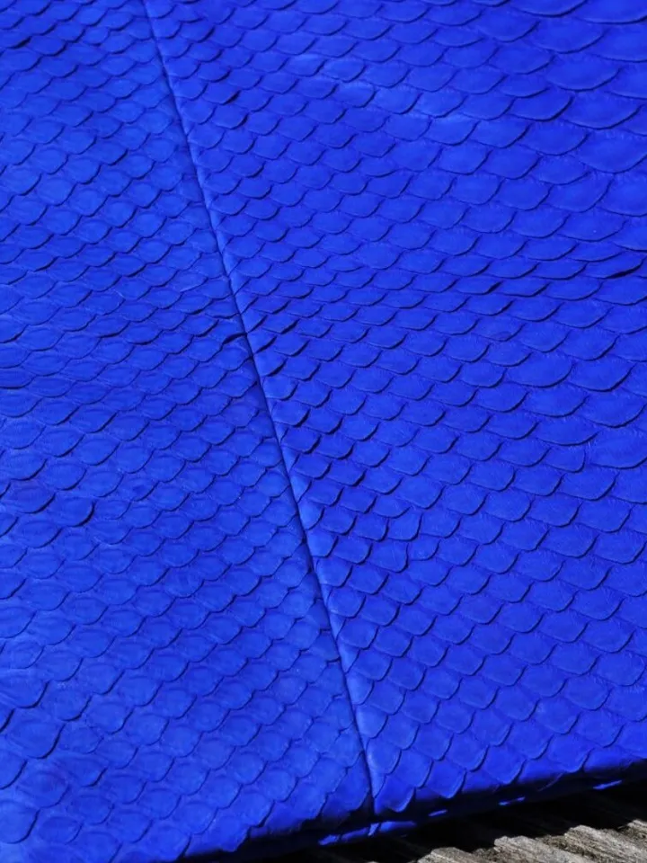 Genuine python skin ultramarine clutch handmade, classy elegant leather clutch, bag free shipping, clutch leather bright blue, small clutch
