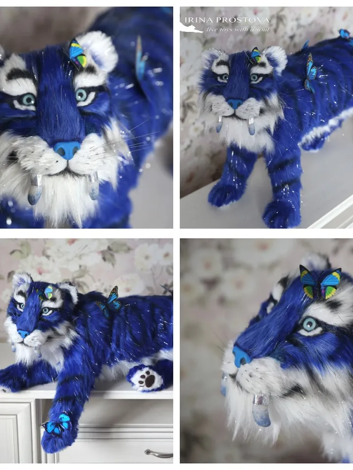 Tiger and fox sewing pattern plush toy | instruction how to sew | Stuffed Animal Sewing Tutorial