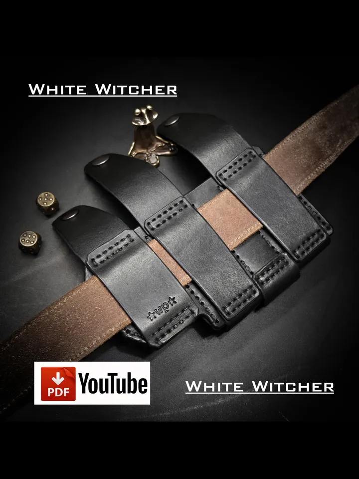 Leather pattern - EDC organizer for Wave, Zippo, knife and flashlight - EDC52