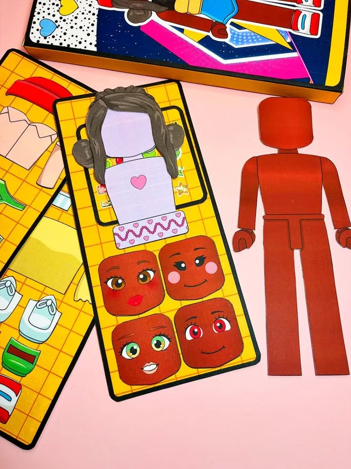 Roblox paper doll yellow