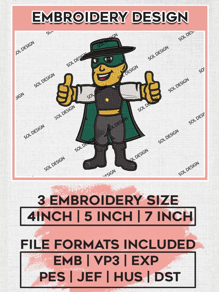 NCAA San Francisco Dons Mascot Logo Embroidery Designs, NCAA Logo Machine Embroidery Files, NCAA San Francisco Dons Logo, NCAA Embroidery Designs, Machine Embroidery Designs, Digital Download
