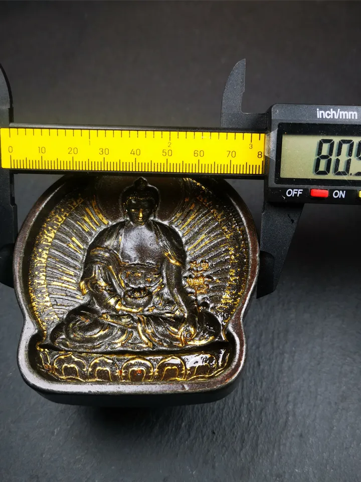 Gandhanra Tibetan Buddha Statue Tsa Tsa Mold,Bhaisajyaguru,Medicine Buddha,Copper Mould For Making Clay Buddha Statue,Tsha Tsha