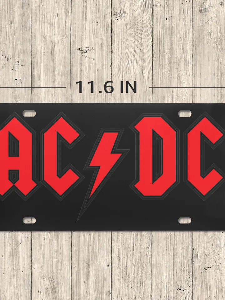 ACDC License Plate