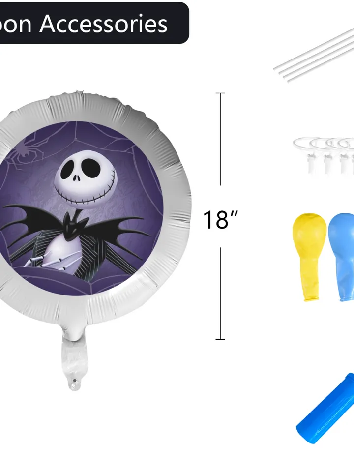 Nightmare Before Chrismas Foil Balloon