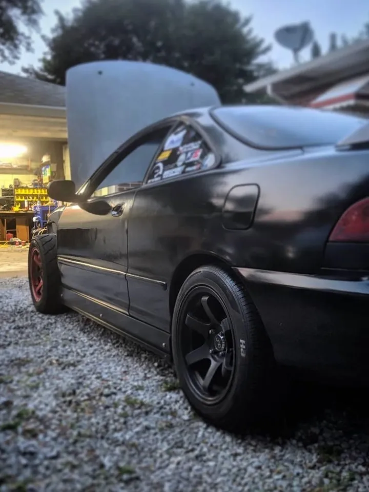 Aluminum Side Skirts Time Attack 4" for Honda Integra 94-01 DC1 DC2 3 dr