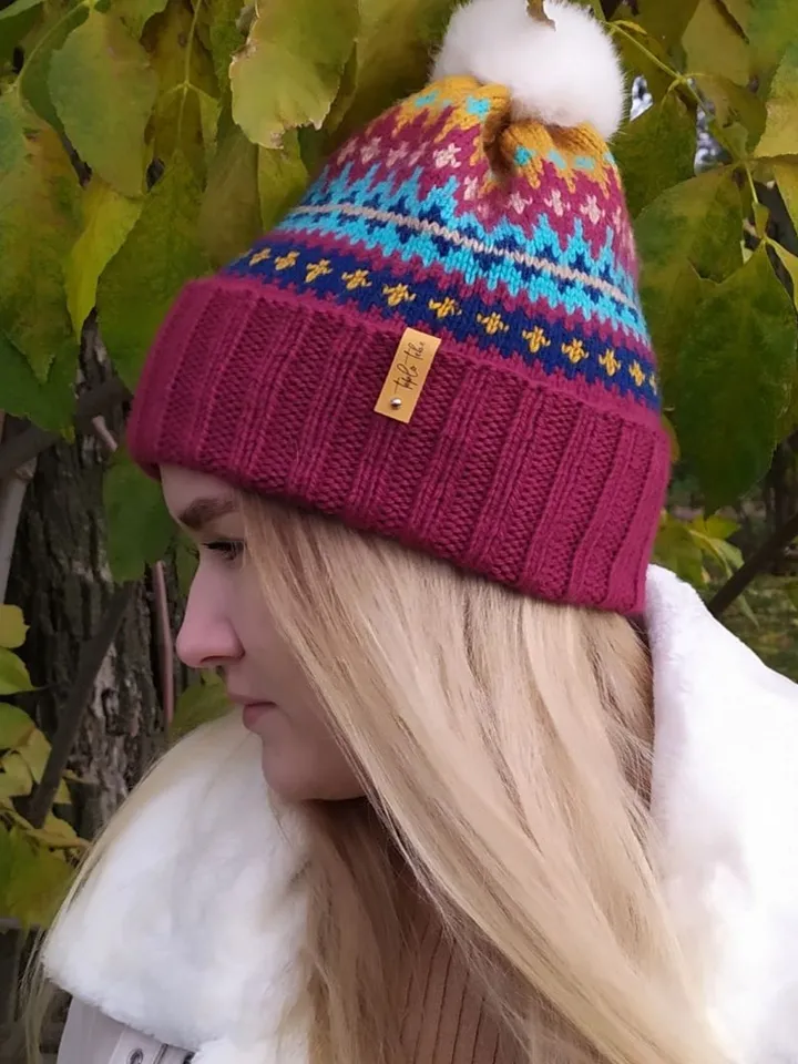 Bright womens hat