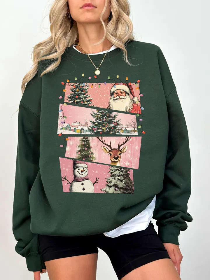 Pink Retro Christmas PNG, Merry Christmas Png, Retro Christmas png, Christmas Png, Merry X-mas Png, Trendy Christmas Tshirt, Sublimation