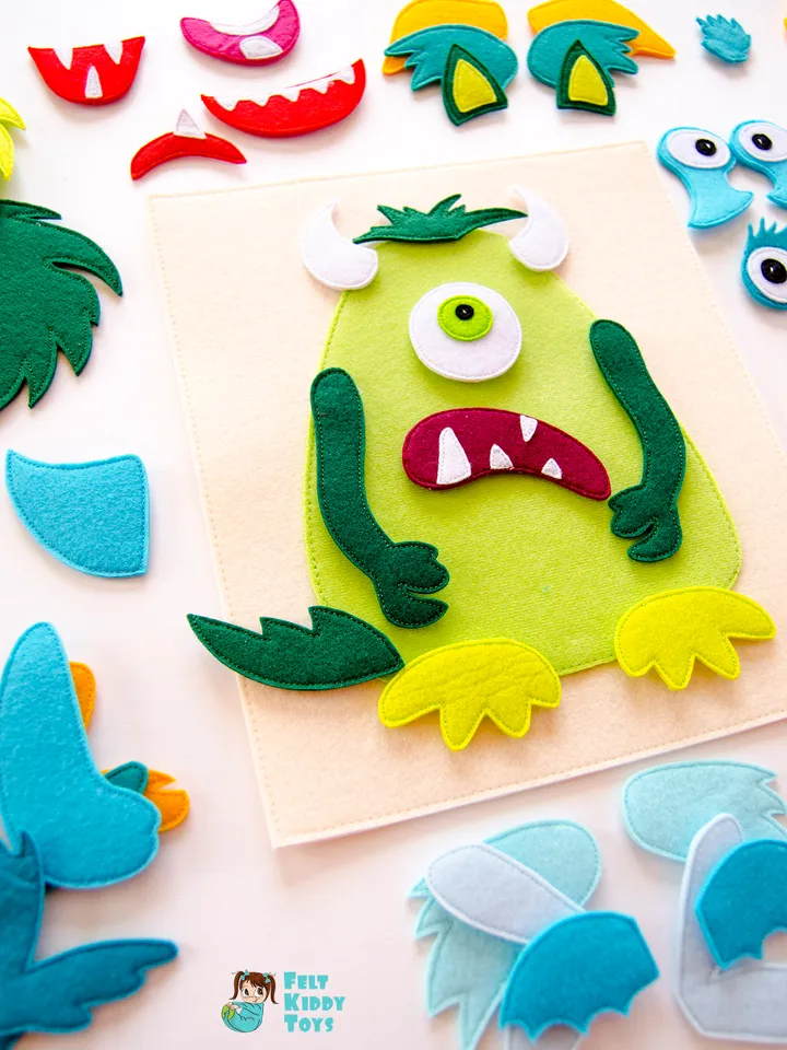 Make a monster toy, monster constructor