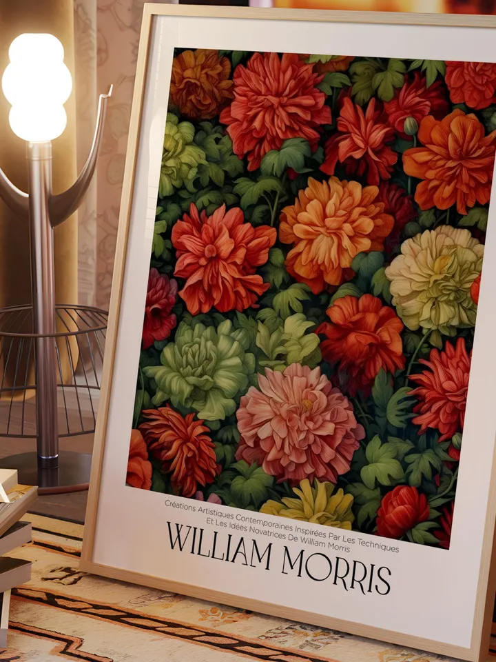William Morris Wall Art, Vintage Botanical Print, Floral Poster Arts Decor, Digital Download, William Morris Print Digital Download AA15