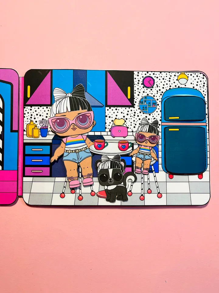 House in album for lol paper dolls