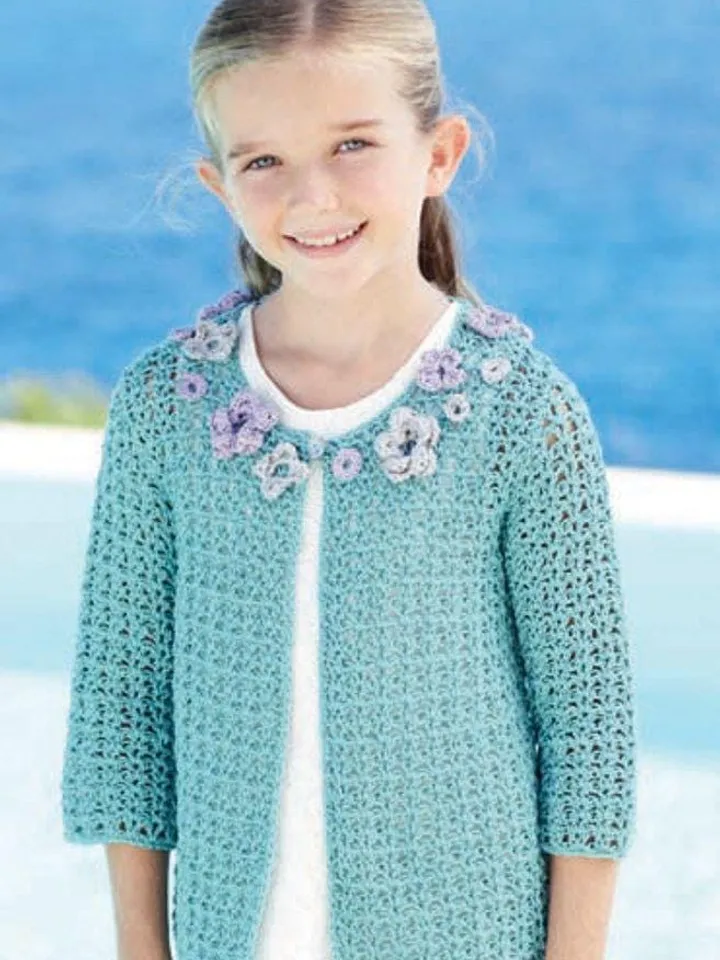 Top crochet, cardigan crochet pattern, women ladies set crochet pdf