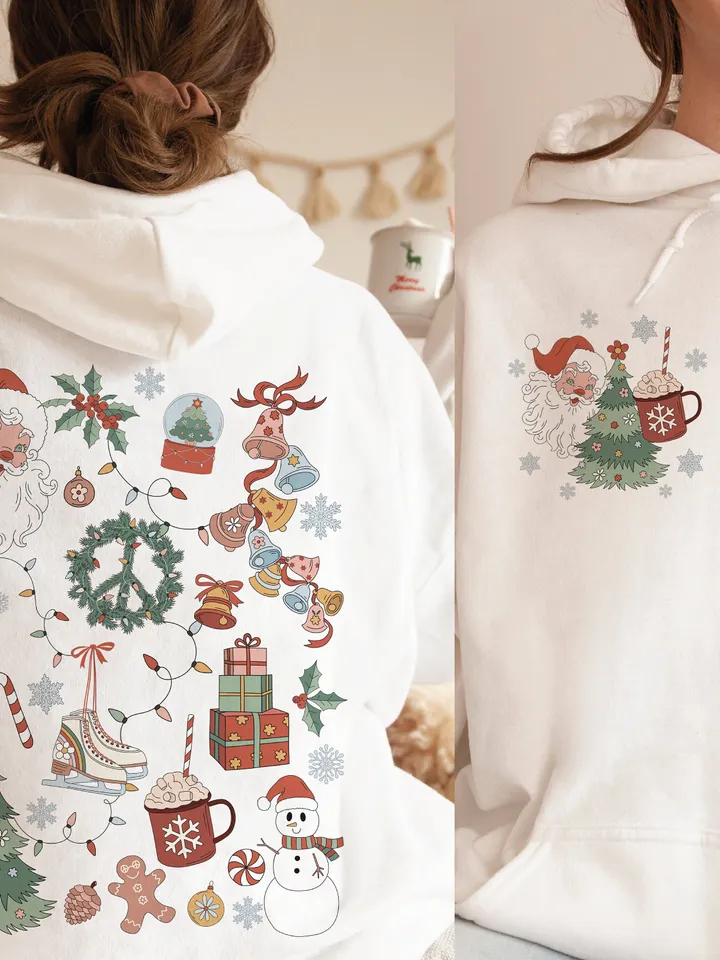 Retro Christmas png, Santa Claus png, Christmas png, Christmas sublimation, merry Christmas png, Christmas vibes png
